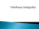 Telefonas telegrafas 1