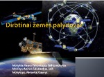 Dirbtinai Žemės palydovai 1