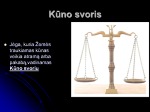 Kūno svoris Sunkis ir nesvarumas 2