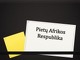 Pietų Afrikos Respublika PAR skaidrės