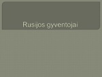 Rusijos gyventojai skaidrės 1
