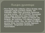 Rusijos gyventojai skaidrės 2
