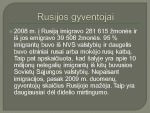 Rusijos gyventojai skaidrės 3