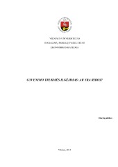 Gyvenimo trukmės ilgėjimas esė 1