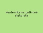 Pažintinė ekskusija Dubravos rezervatinė apyrubė 1
