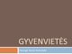 Gyvenvietės ir jų kilmė