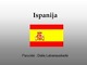 Ispanija prezentacija