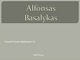Alfonsas Basalykas skaidrės