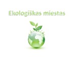 Ekologiškas miestas 1