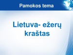 Lietuvos ežerų kilmė skaidrės 2