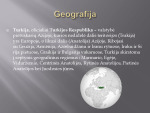 Turkijos geografinė padėtis 2