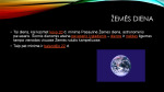 Žemės diena, kovo 20d. projektas 2