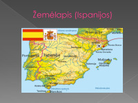 Ispanijos geografinė padėtis skaidrės 3