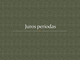 Jūros periodas skaidrės