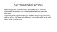 Nykstančios gyvūnų rūšys pristatymas 2