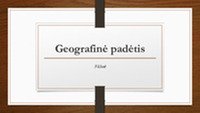 Lietuvos geografinės padėties ypatumai 1