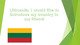 Presentation of your country: Lithuania