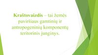 Kraštovaizdžių skirstymas 2