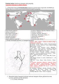 Transporto rūšių geografija 1