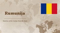 Skaidrės apie šalį: Rumunija 1