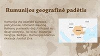 Skaidrės apie šalį: Rumunija 2