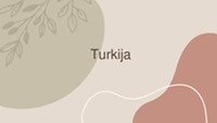 Skaidrės apie šalį: Turkija 1