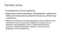 Klimato juostos ir geografinės zonos 2