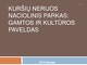 Kuršių Nerijos naciolinis parkas: gamtos ir kultūros paveldas