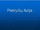Pietryčių Azija pristatymas