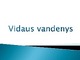 Vidaus vandenys