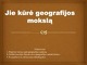 Geografijos mokslo kūrėjai