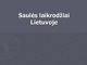 Saulės laikrodžiai Lietuvoje