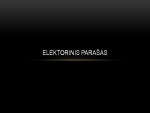 El. parašas projektas 1