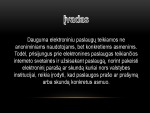 El. parašas projektas 3