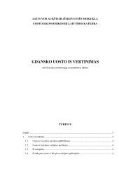 Gdansko uosto IS vertinimas 1