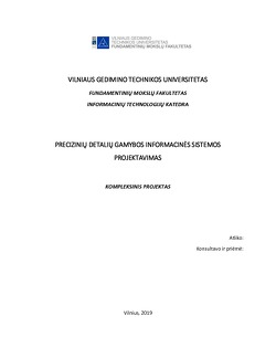 realaus laiko prekybos sistemos projektavimas)