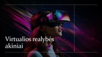 Virtualios realybės akiniai skaidrės 1
