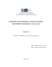 Vamzdynų transportas Lietuvoje ir pasaulyje 1