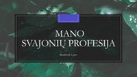 Mano svajonių profesija: santechnika 1