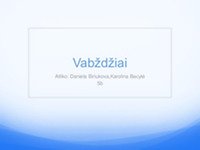 Vabždžiai - robotai 1