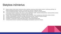Profesijos pristatymas: Statybos inžinierius 2