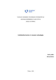 Geležinkelių tiesybos ir remonto technologija 1