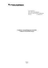 Geležinkelio stoties veiklos technologija 1
