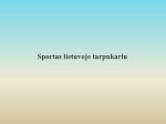 Sportas tarpukariu 1