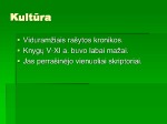 Viduramžių kultūra skaidrės 3
