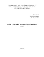 Prekyba ir prekybiniai keliai senajame geležies amžiuje 1