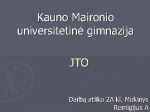 JTO Jungtinių tautų organizacija skaidrės 1