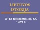 Lietuvos istorija skaidrės