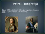 Petras I - asis reformatorius 2