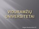 Viduramžių universitetai (2)
